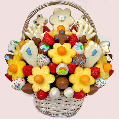Christening Gift Edible Bouquet 